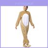 2023 New Halloween Cartoon Goat Anthropomorphic Dance Costume Jumpsuit Polyester Fabric Ethnic Style Size S M L