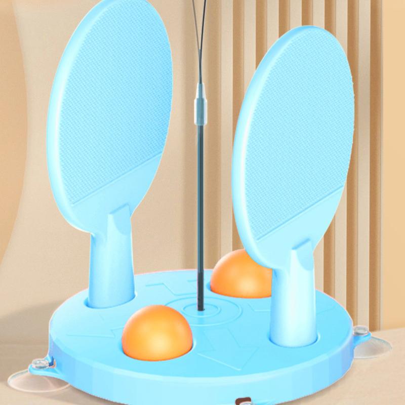 Tischtennis Übungsgerät Festes Selbstspiel Ping-Pong Zweipersonen Trainingsgerät Tragbar Kinder Sportspielzeug Augen trainierendes Spielzeug