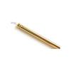 NBK Kanzashi Gold Approx. 12.4cm 2pcs A5-92 Tsumami Zaiku Beads Parts Original Kanzashi Base for Kanzashi with Hole at Tip, Jump Ring, Chain,