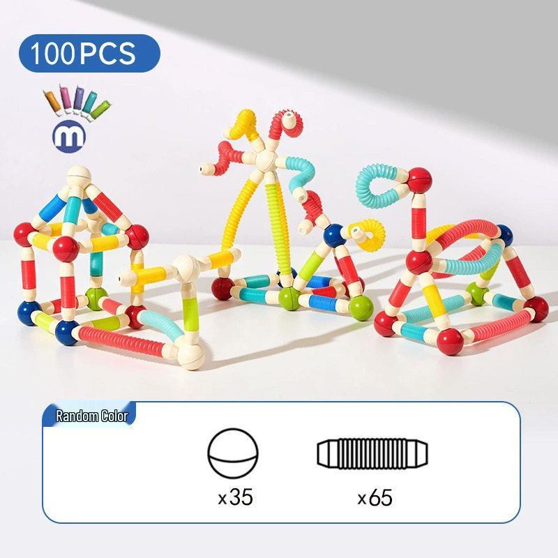 Magnetic Stick Toy: Multisensory Educational Tool for Kids' Concentration and Creativity