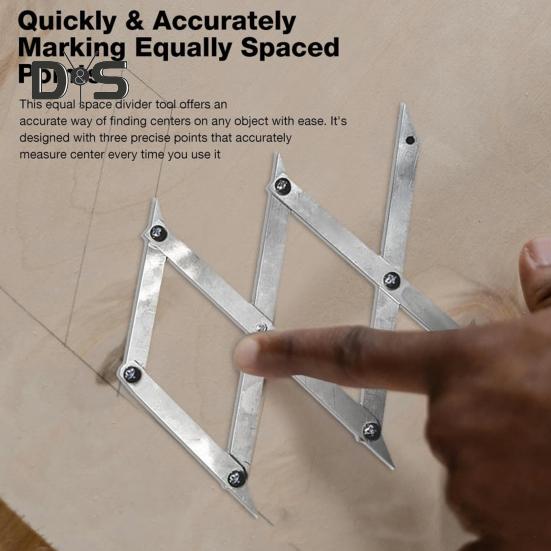 1 Stück/2 Stück 3-Punkt-Zentrumsfinder für präzise Messungen. Markierungswerkzeug für den Zentrumsfinder für die Holzbearbeitung zum Schweißen mit gleichmäßigem Abstand