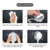 3 PCS Silver Suction Cup Hook Durable Robe Hook Convenient Towel Rack  Bathroom Kitchen Bedroom