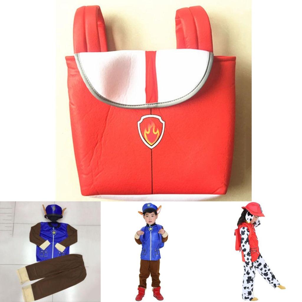 Paw Patrol Chase Marshall Skye Costume For Kids With Exquisite Stitching**