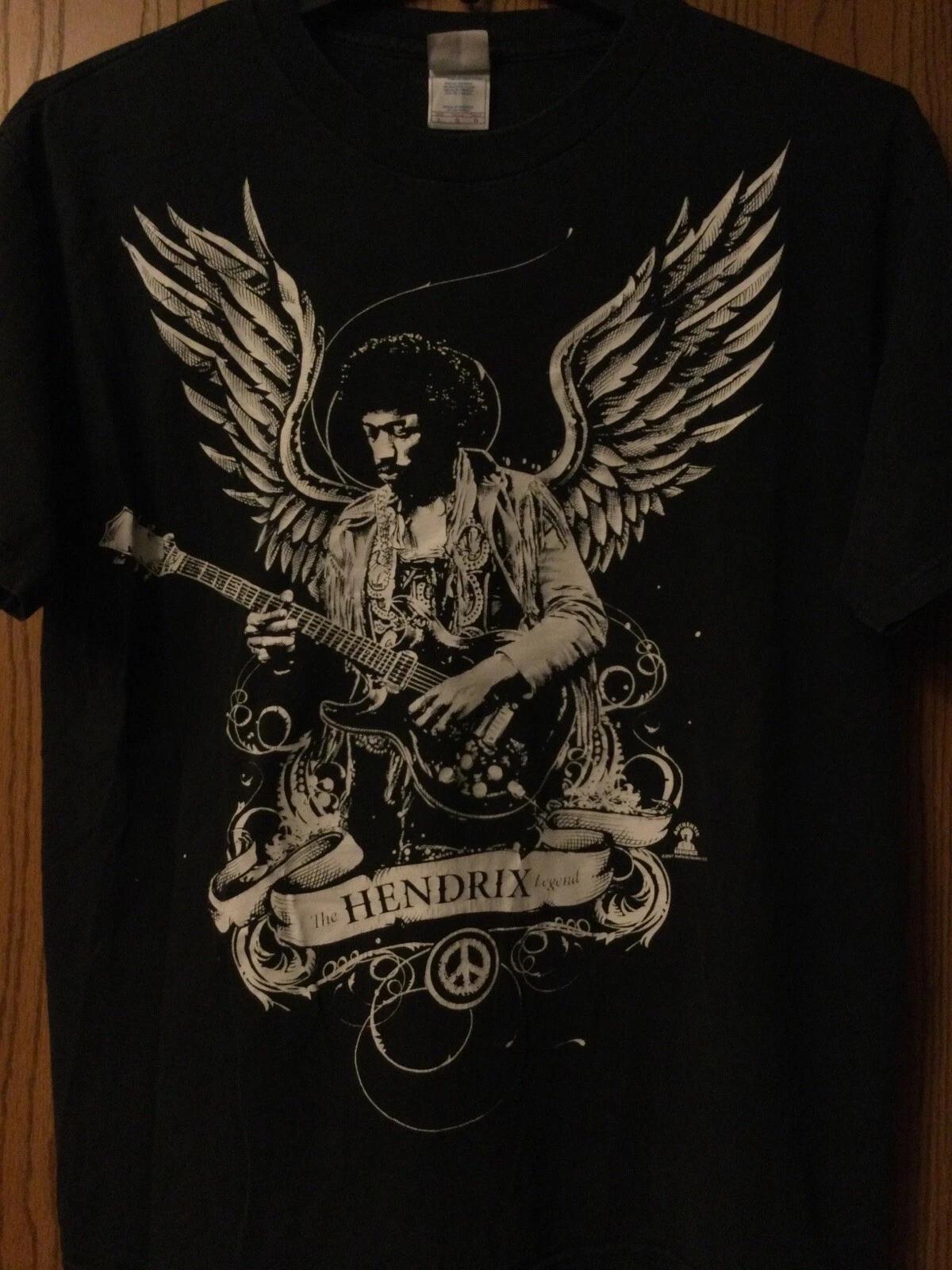 Jimi Hendrix - “The Jimi Hendrix Legend” (Hendrix As Angel) - Black Shirt - L 2XL