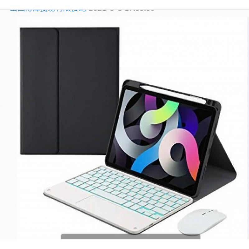 IPad 10th Gen 10.2 Inch Keyboard Case With Trackpad Pen Slot Air 7 10.9 Silicone Cover Stand