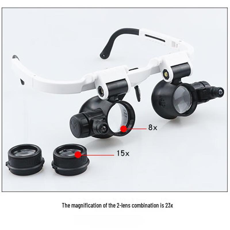 9892H-1 Portable Magnifier with Dual LED Lights
