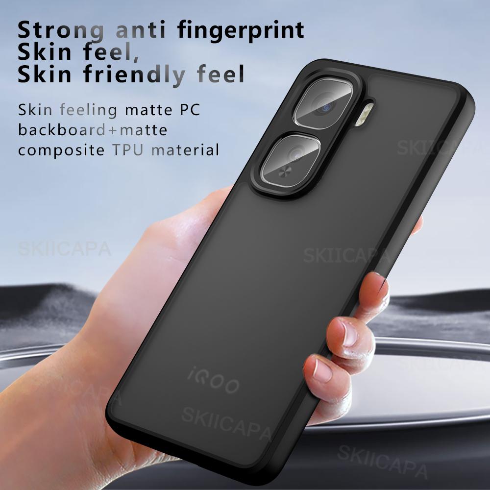 Etui na VIVO IQOO Neo 10 Pro Plus Półprzezroczyste Matowe Wstrząsoodporne Twardy Bumper Miękkie Przezroczyste Tylne Etui na VIVO IQOO Neo 9s Pro Plus