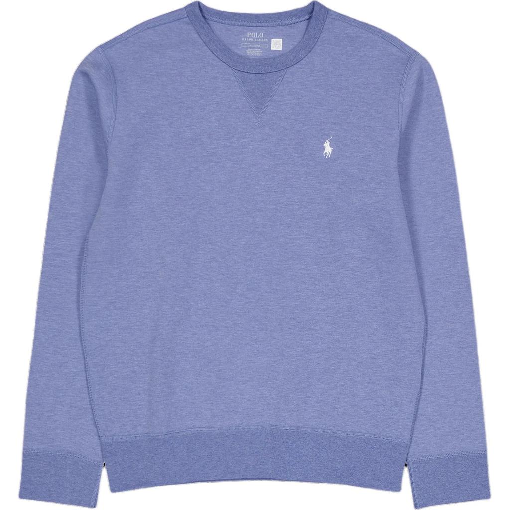 Polo Ralph Lauren Logo Embroidered Knit Crew Neck Long Sleeve Sweatshirt Men sweatshirt Mixed-Blue 710881519-011