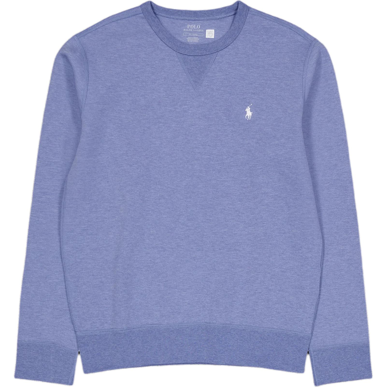 

Свитшот мужской Polo Ralph Lauren вязаный с вышивкой логотипа, с круглым вырезом и длинными рукавами, смешанного синего цвета 710881519-011 XS