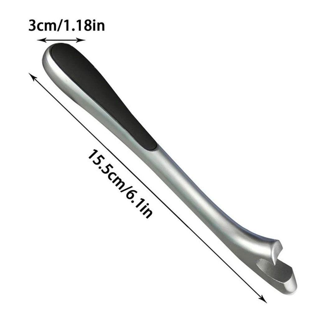 Metal Bottle Opening Tool Shark Mouth Non-slip Beer Bottle Opener Portable Rubber Handle