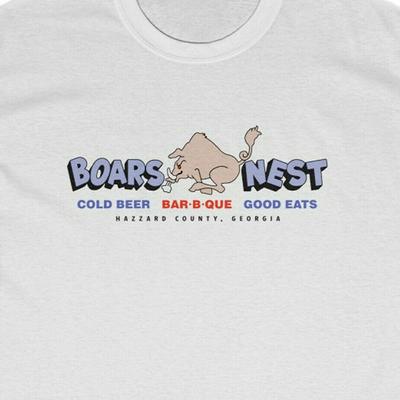Boars Nest Bar T-Shirt Dukes Georgia Hazzard Country General Lee
