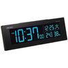 Seiko Clock tabletop alarm radio-controlled digital AC type color LCD Series C3 01 black body size BC406K