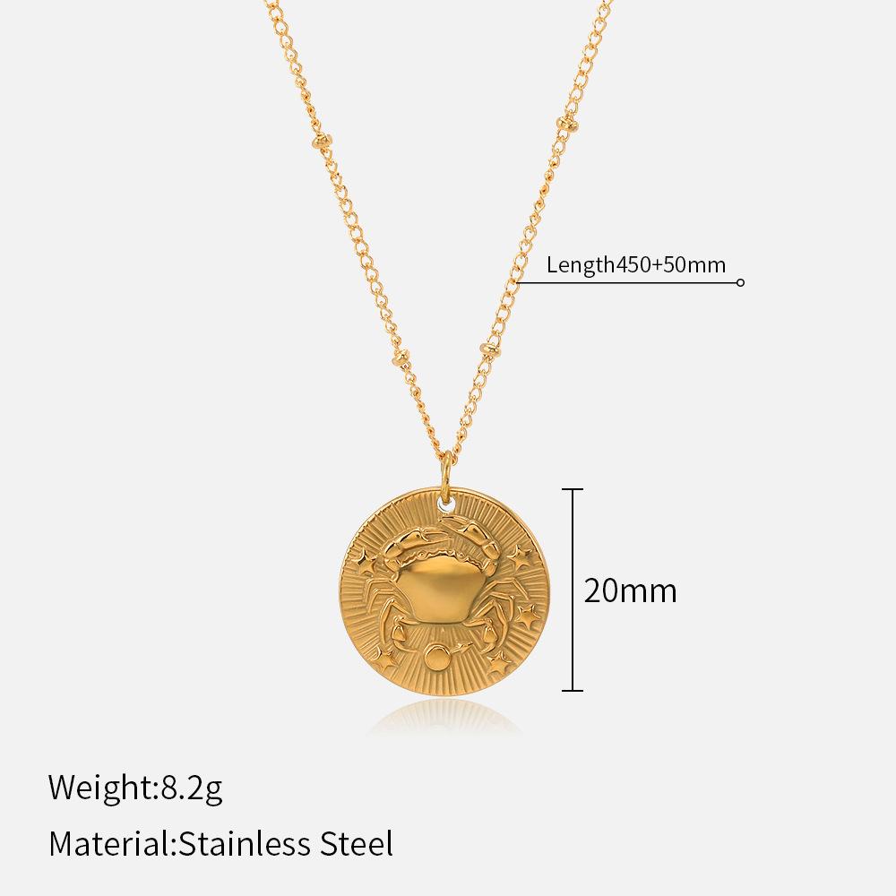 Moderne Sternbild-Anhänger-Halskette Minimalistisches Vielseitiges Kleines Design Schmuck