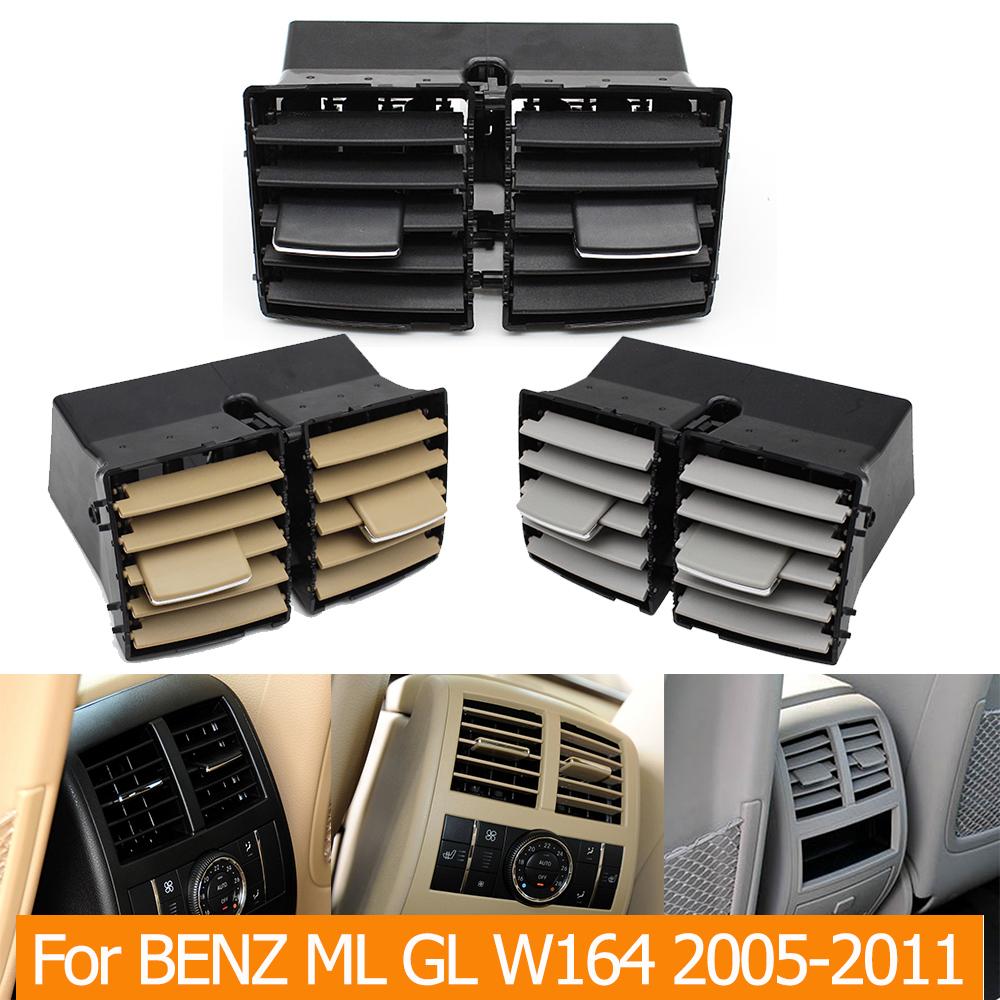 Car Interior Rear Air Conditioner Slider Ac Vent Grille Outlet Assembly For Mercedes BENZ W164 ML GL 300 350 450 500 1648300454