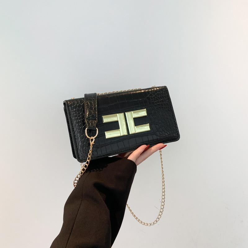 

Chic Stylish Small Pu Shoulder Bag For Women In Black White Brown Green Khaki чёрный