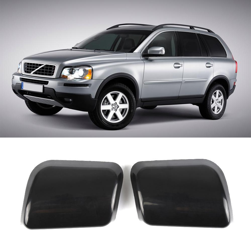 Para czarnych osłon spryskiwaczy reflektorów ABS OEM prawa lewa do VOLVO XC90 Series 2002-2006 OE 30698209 Akcesoria samochodowe