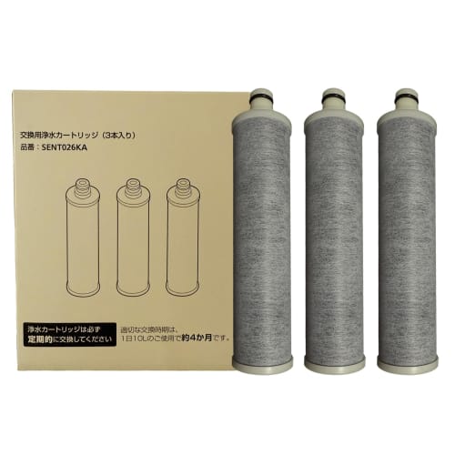 Replacement Cartridges for SENT026KA Water Purifier Faucet, Compatible with JUG06FWSNEB SENT026KA Smooth Wide Shower Mixer Faucet, 5-Substance Removal