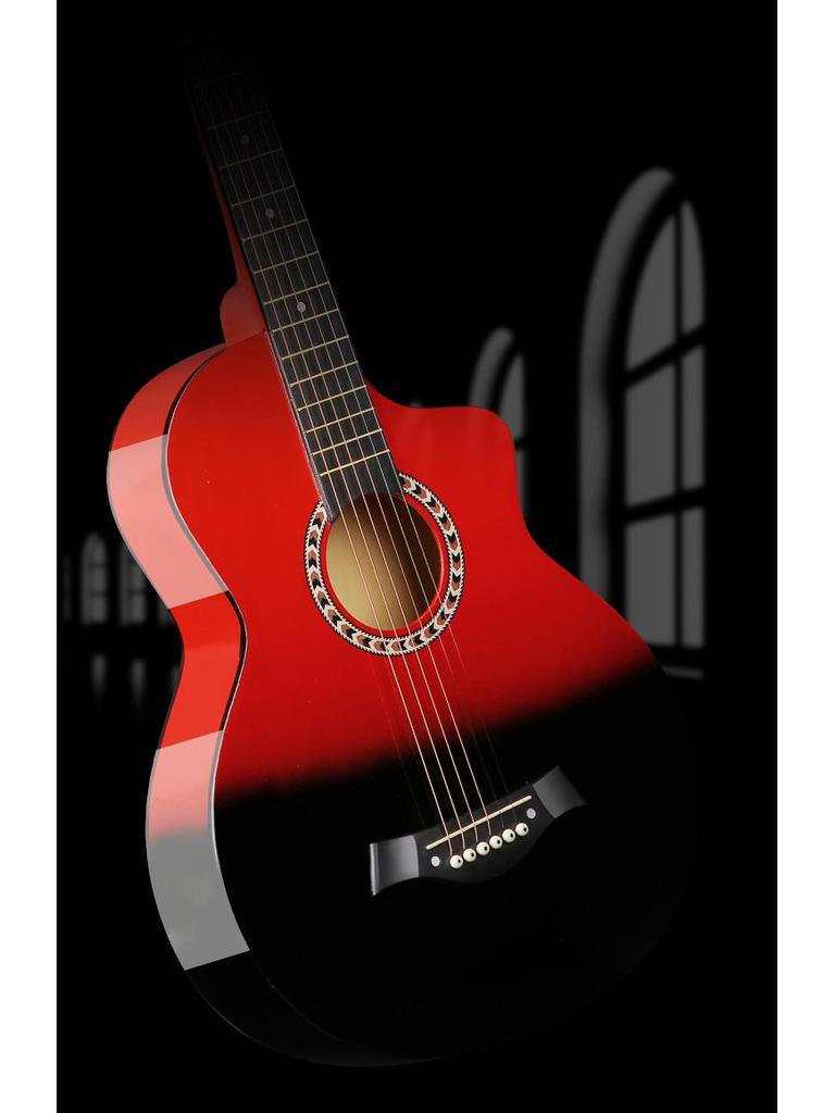 38-Inch Gradient Acoustic Wooden Guitar for Beginners
