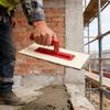 Light Weight Plastic Trowel with Comfortable Red Handle Suitable for Indoor and Outdoor Repair Use