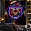 Arazzo da Appendere alla Parete Stampa Calcio West Ham United Tessuto per Soggiorno Camera da Letto Decorazione per la Casa