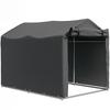 2.2 x 1.6 m Garden Storage Tent, Waterproof Anti-UV Bike Tent with Roll-up Zipper Door, Galvanised Outdoor Storage Shelter Carport for Bike