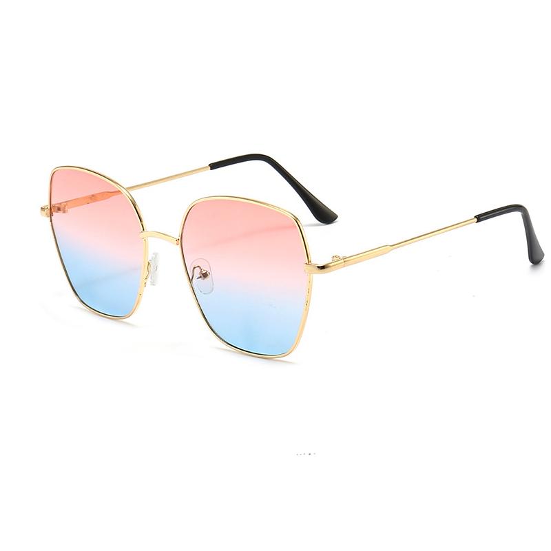New Vintage Square Polygon Shades Luxury Brand Gradient Women Men Sunglasses Fashion Travel Metal UV400 Sun Glasses Eyewear 2026