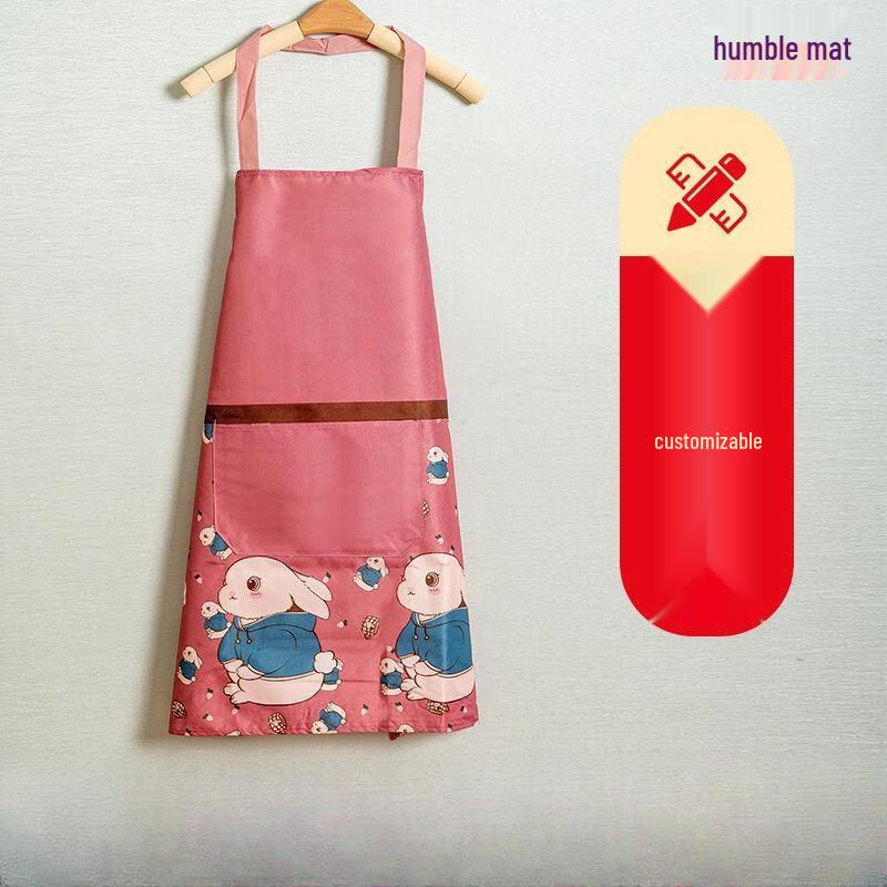 Cartoon Rabbit Waterproof Kitchen Apron