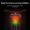 Bikes Rear Light Turn Signals Wireless Remote Brake Charging Weatherproofed for Mountain Bikes Scooters