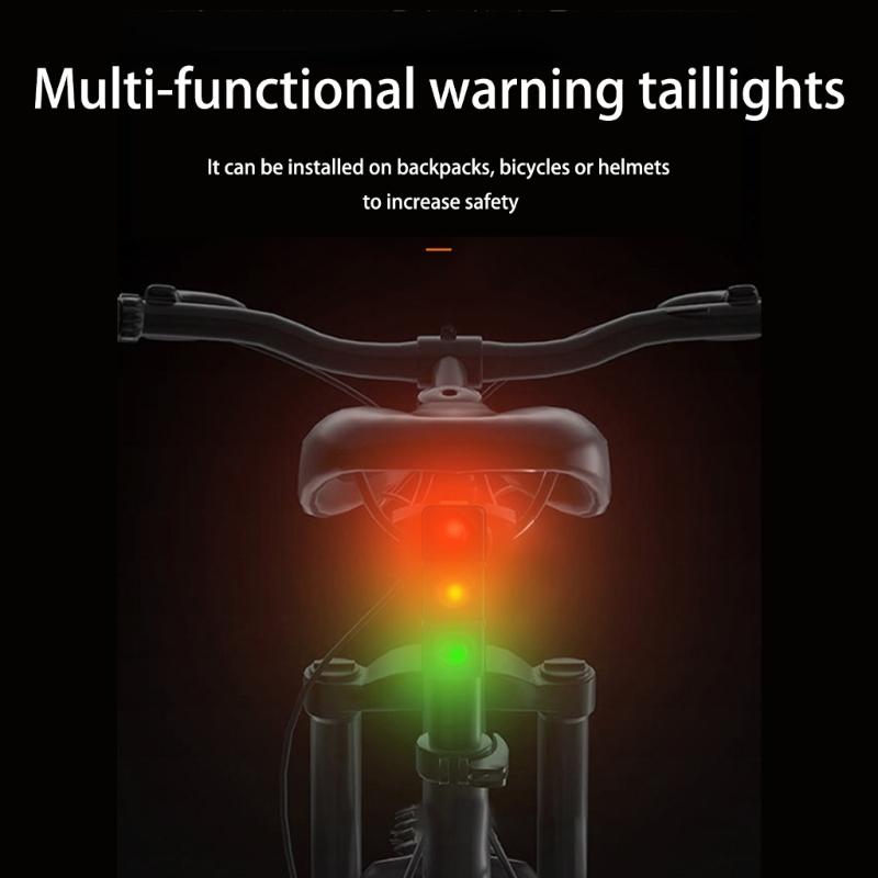 Bikes Rear Light Turn Signals Wireless Remote Brake Charging Weatherproofed for Mountain Bikes Scooters