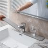 Stripes Pattern Groove Diatom Mud Faucet Absorbent Pad Anti-slip Bathroom Sink Tray  Countertop