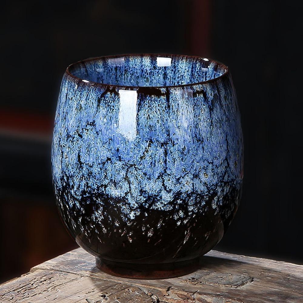 Creative Kung Fu Ceramic Teacup Drinkware Kiln Transformation Tea Bowl Porcelain Japanese Style Water Cup