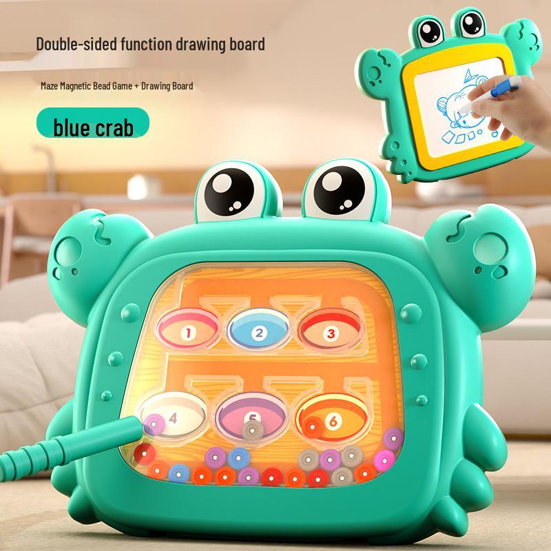 Magnetic Bead Maze Toy: Children's Educational Puzzle for Concentration and Number Mastery with Magnetic Pen Control