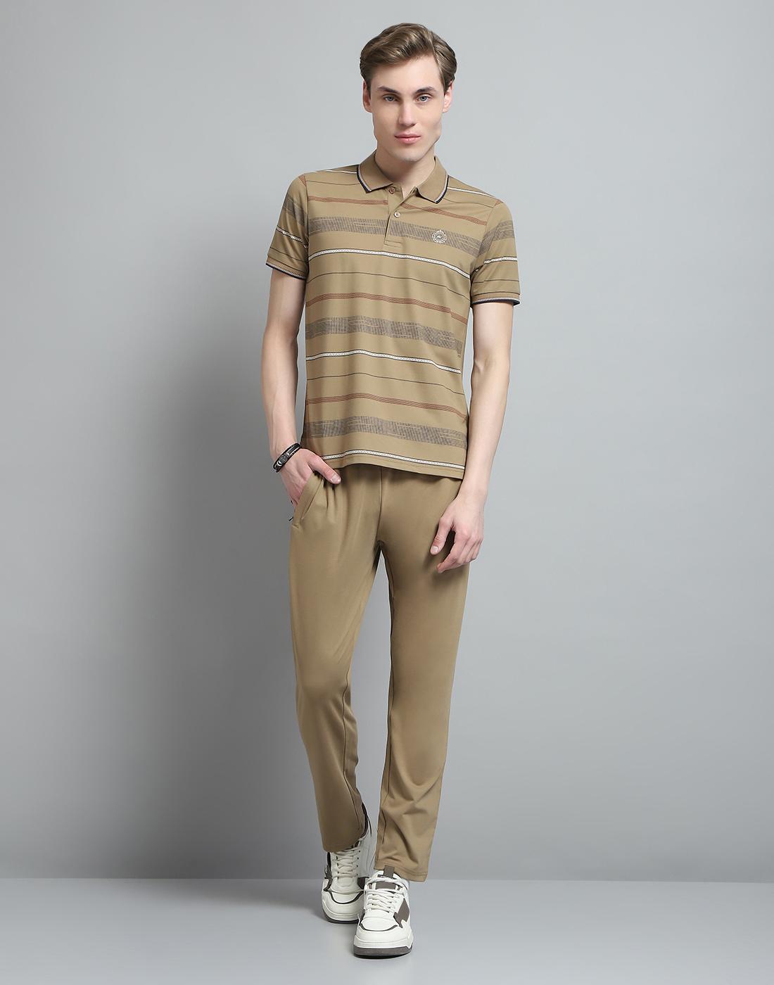 

Monte Carlo Mens Printed Camel Collar Neck Half Sleeve Tshirt Lower Set 3XL верблюд