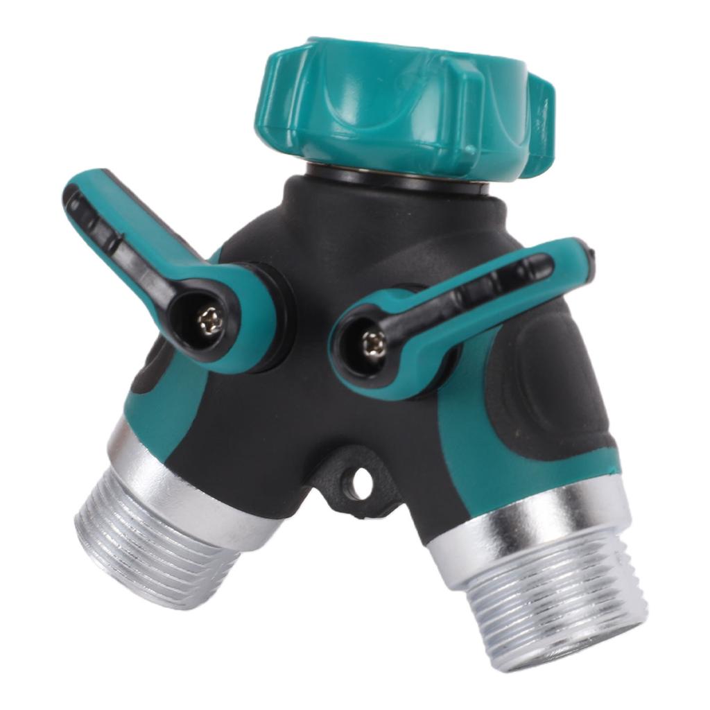 Garden Hose Splitter 2 Way 3 4in Male Female Thread Tap Y Type Watering Connector Distributor for Outdoor Faucet