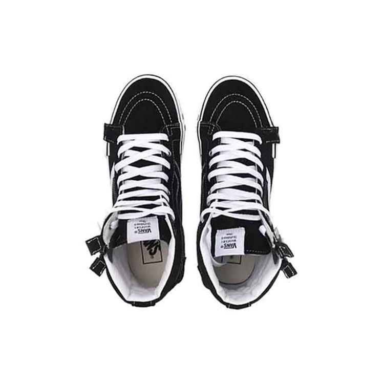 Vans Sk8 Hi Reissue Cap Deconstructed Versatile High-Top Skate Shoes Unisex Sneakers Black White VN0A3WM16BT