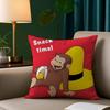 Good Night George The Curious Monkey Pillow Case Short Plush Print Cushion Cover Square Throw Pillow Covers Sofa Home Decor