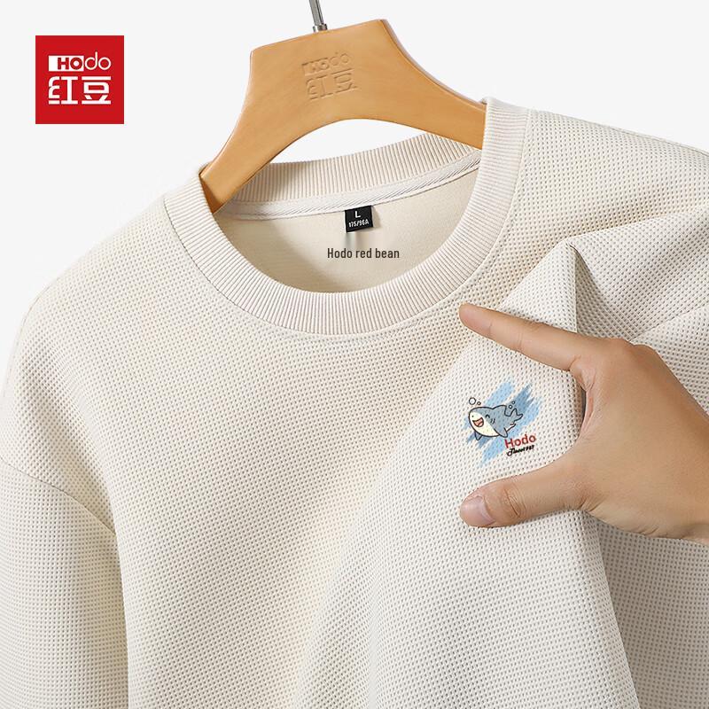 Hodo Men's Anti-Pilling Textured Crewneck Sweatshirt