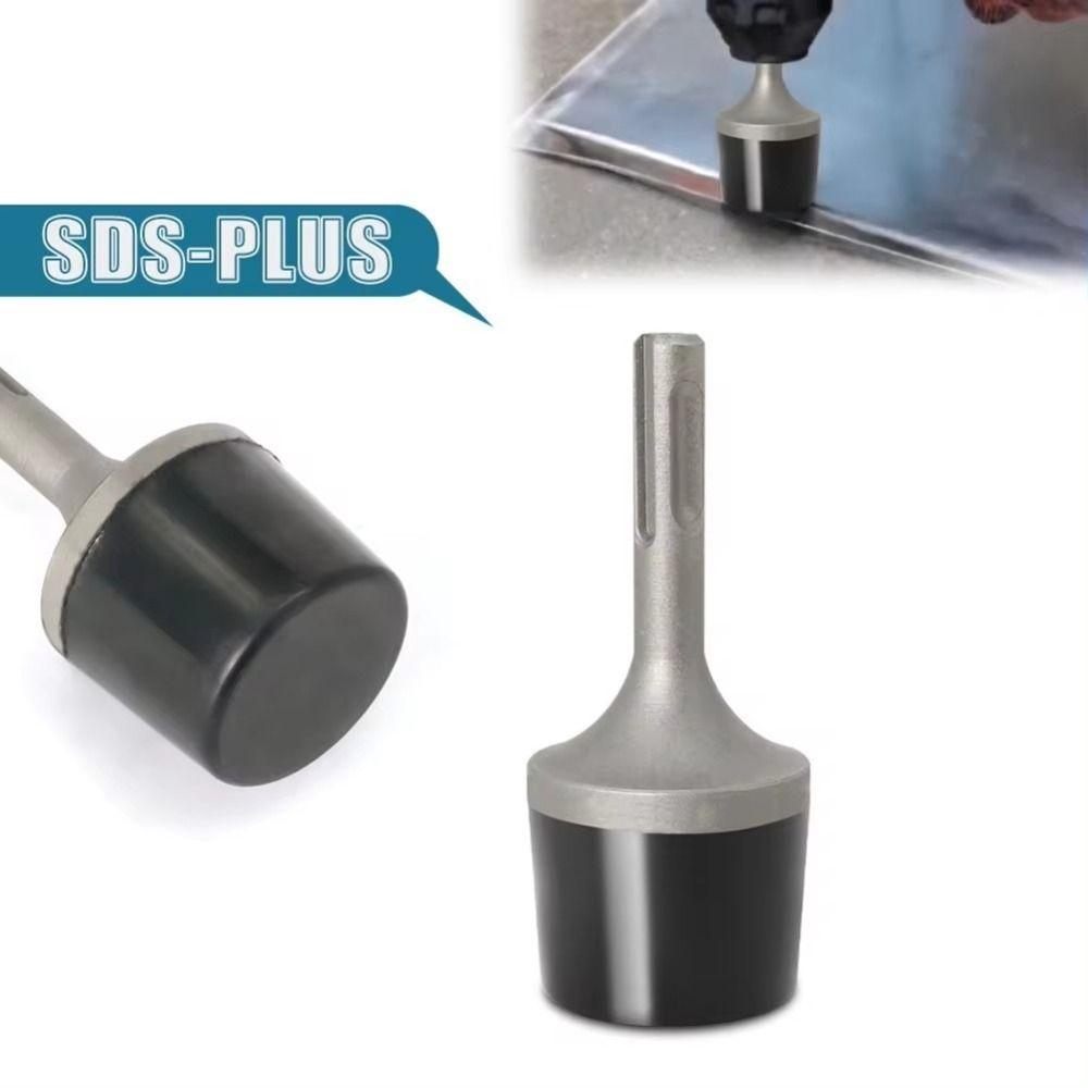 SDS-PLUS Handle Rubber Hammer Metal/Ceramic Tile Hammer Lamination/Iron Leveling Electric Tool Flat Iron Vibrating Hammer Mallet