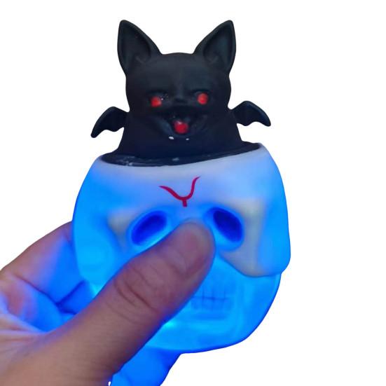 

Хэллоуин Череп Стресс-мяч Череп Кость Игрушка для сжимания Жуткие Карманные Игрушки-непоседы Инструменты для релаксации для снятия тревоги F