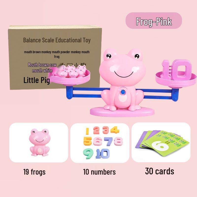 Digital Frog Balance Puzzle: Early Education Toy for Child's Cognitive and Logical Development