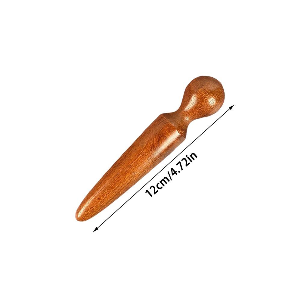 Wooden Body Massage Stick Round Head Foot Reflexology Massager  for Relieve Physical Fatigue