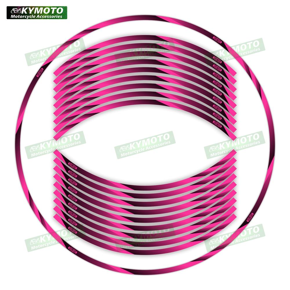 For XSR700 XSR 700 motorcycle accessories 17 inch front and rear wheel decals fairing hub modified reflective stripe stickers