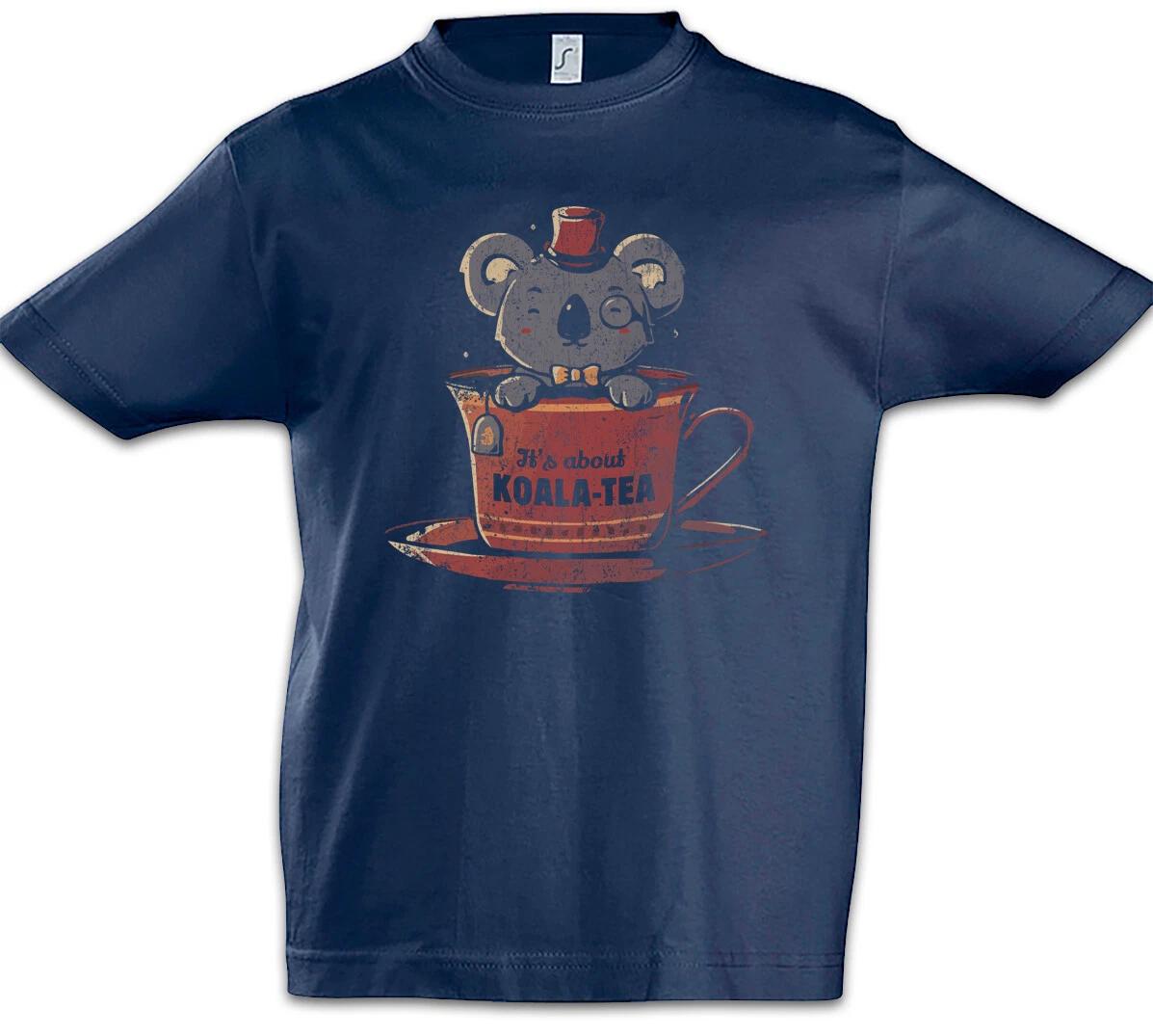 Koala Tea Kids Boys kids boys T-Shirt Love Bear Bear Teacup Cup Fun Tea Teacup Love 130