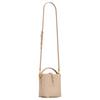 Saint Laurent Ysl Cassandre Metal Letter Logo Hook Closure Leather Bucket Bag Mini Women Bags Dark-Beige 765870-2R20W-2721