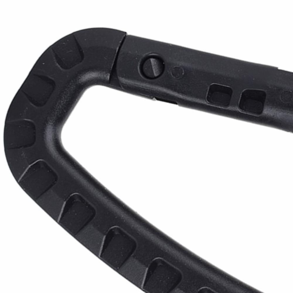 16 Stück Leichtgewicht D-Form Schnalle Mini D-Ringe Langlebiger Karabiner Outdoor