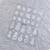 Japanese Airbrush Snowflake Nail Art Hollow Stickers
