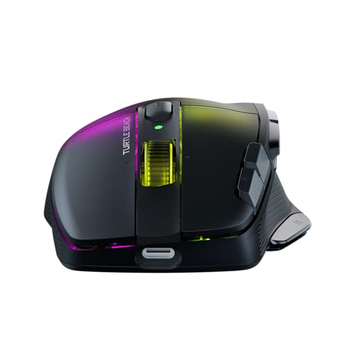 Turtle Beach Kone XP Air Wireless Gaming Mouse 2.4GHz Bluetooth 19K Optical Multi-Button 99g Reflex RGB Charging Dock Black Japan