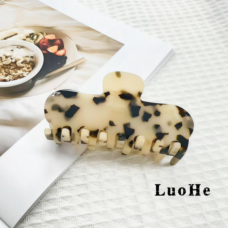 Luohe Minimalist Korean Style Acetate Women's Hair Claw Clip