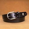 Rivet Women's Belt, First Layer Cowhide Fashion Casual Pin Buckle Belt, Genuine Leather Simple Belt