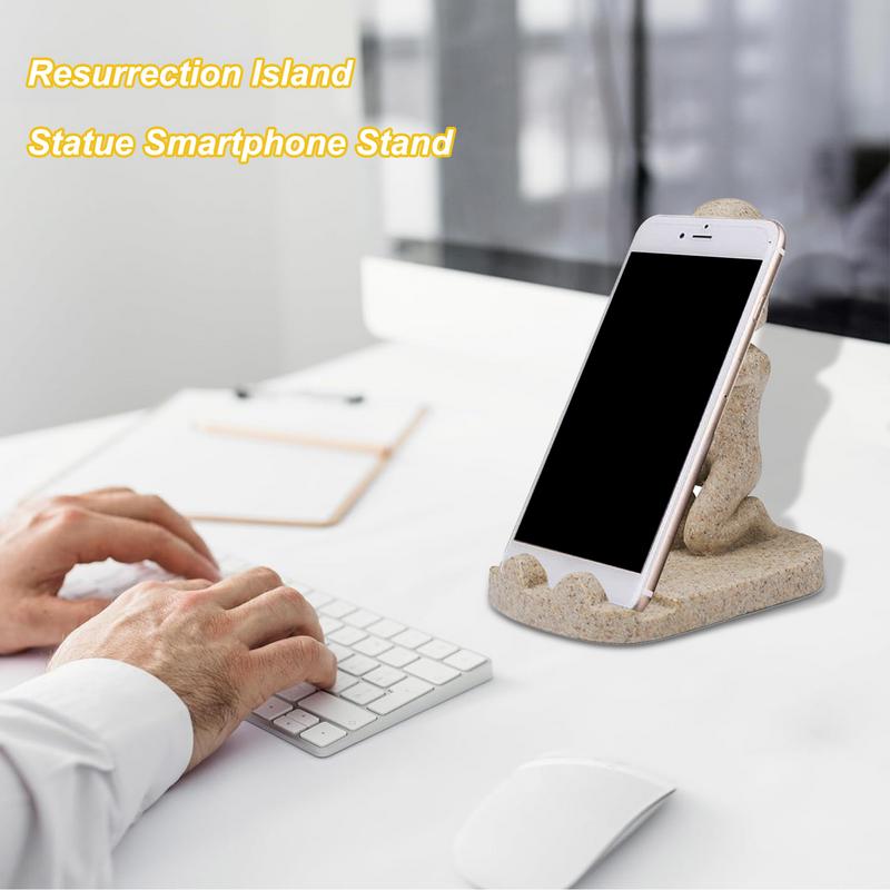 Držák na telefon Easter Island Sculpture Novinkový držák na telefon vhodný pro domácí kancelářský stůl sváteční dekorace auta